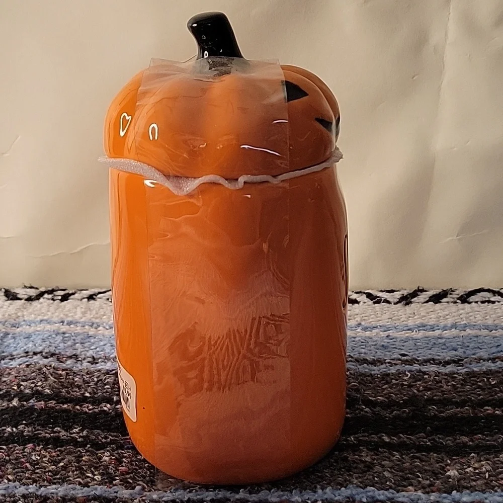 🎃 Rae Dunn Spooky Pumpkin Halloween Mug & Topper